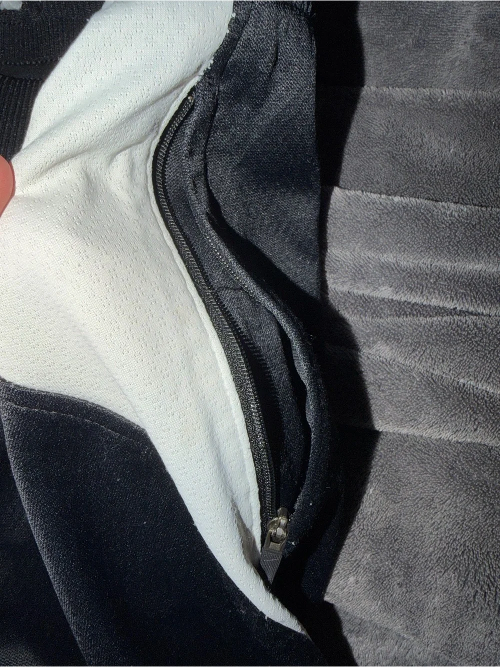 Nike Adult Black Joggers with White Side Stripes